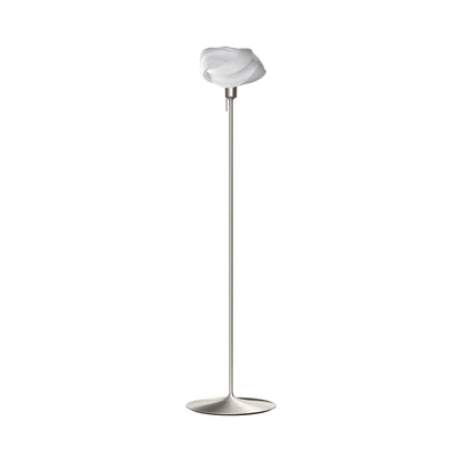 Ribbon Floor Lamp in Brushed Steel (62.6-Inch).