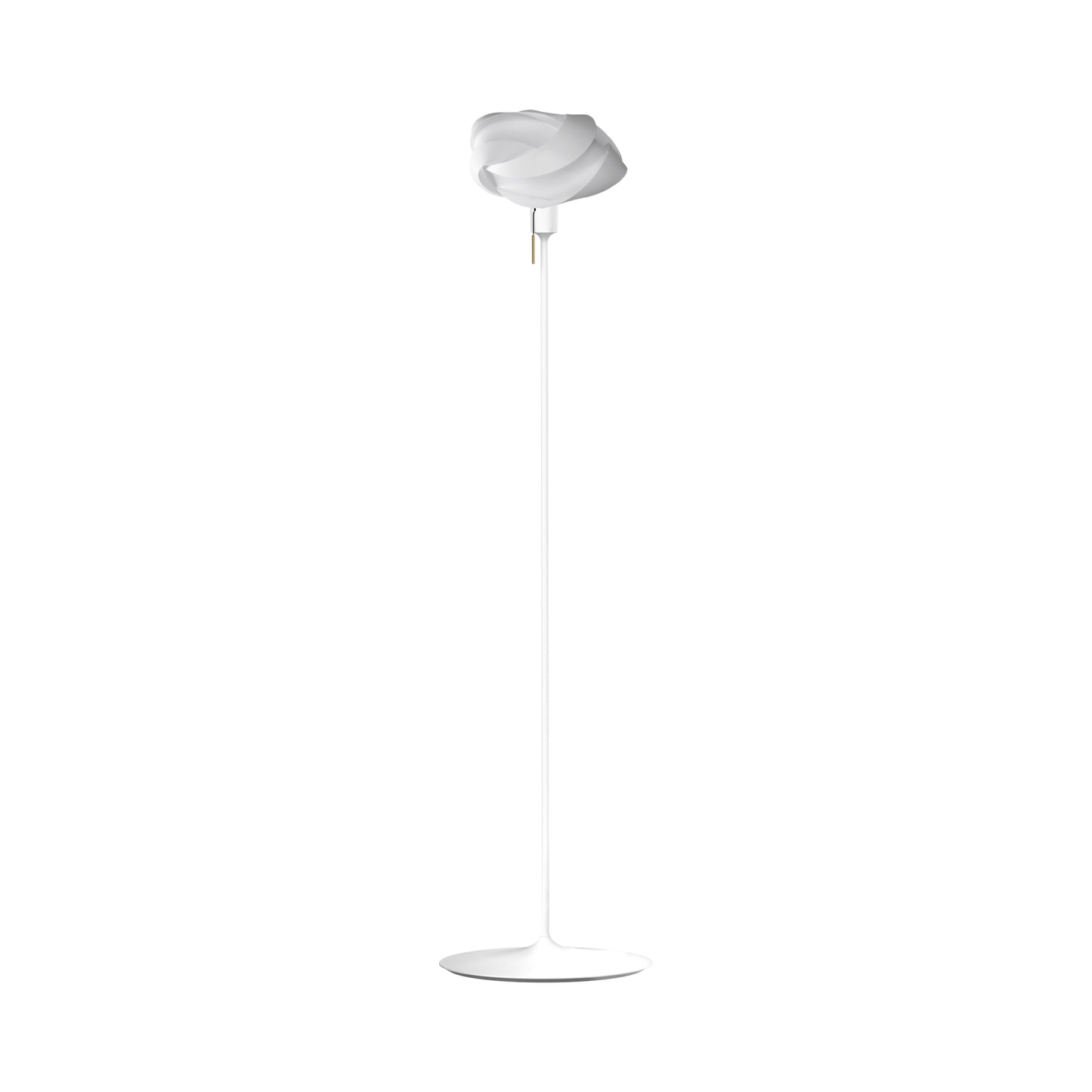 Ribbon Floor Lamp in White (62.6-Inch).