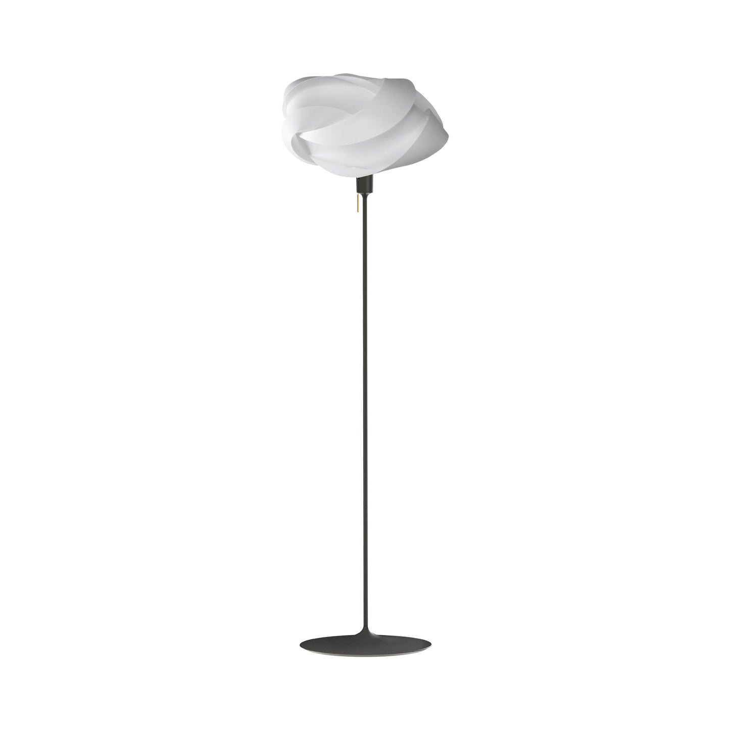 Ribbon Floor Lamp in Black (66-Inch).