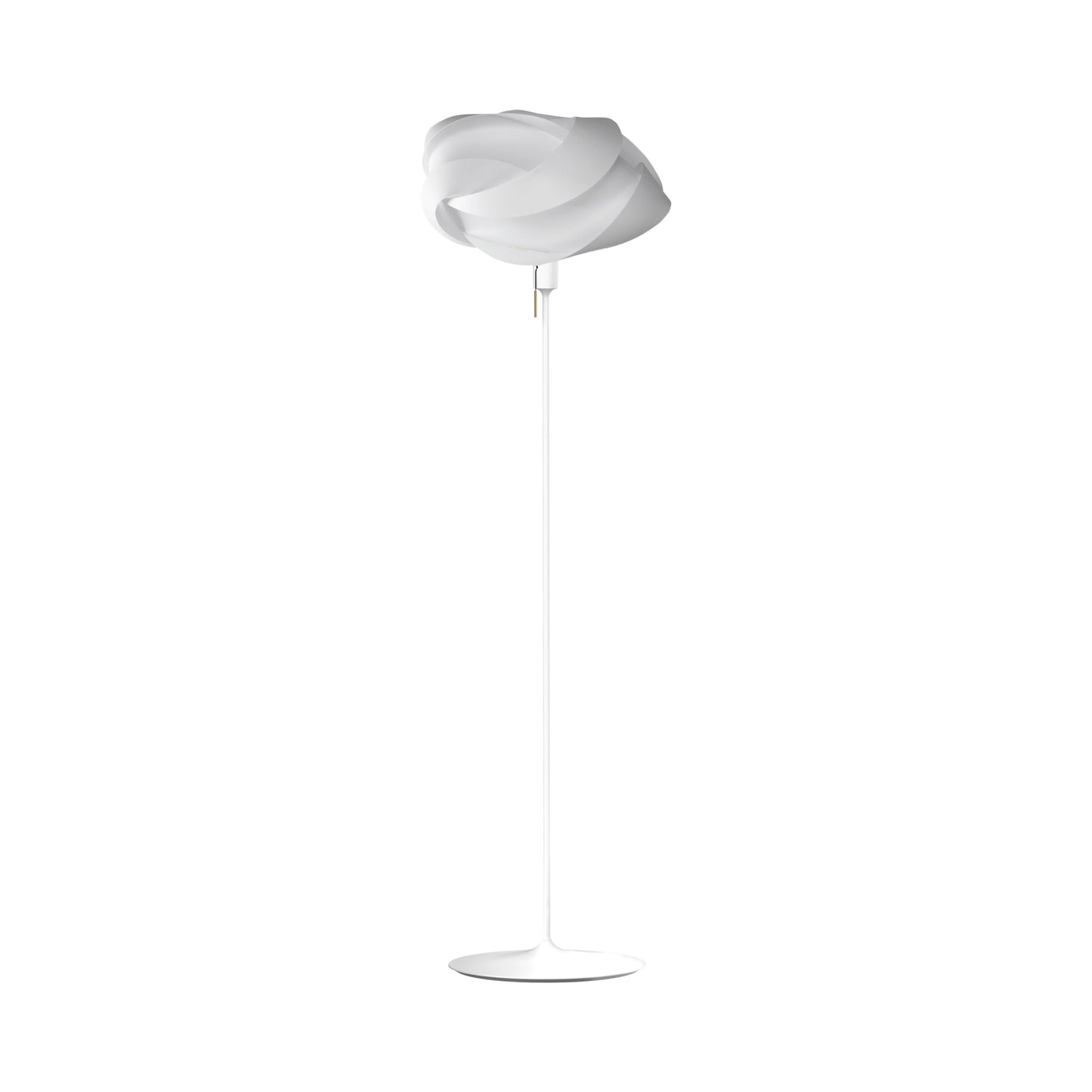Ribbon Floor Lamp in White (66-Inch).