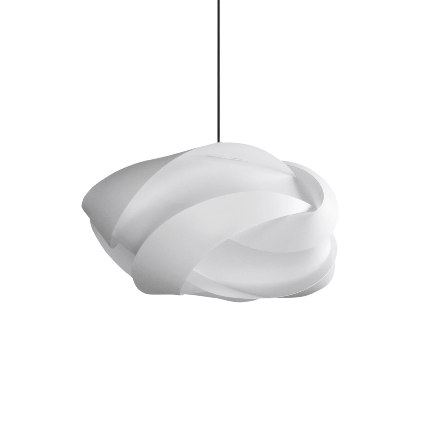 Ribbon Pendant Light in Black (23.4-Inch).