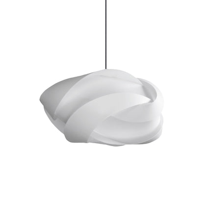 Ribbon Pendant Light in Black (23.4-Inch).