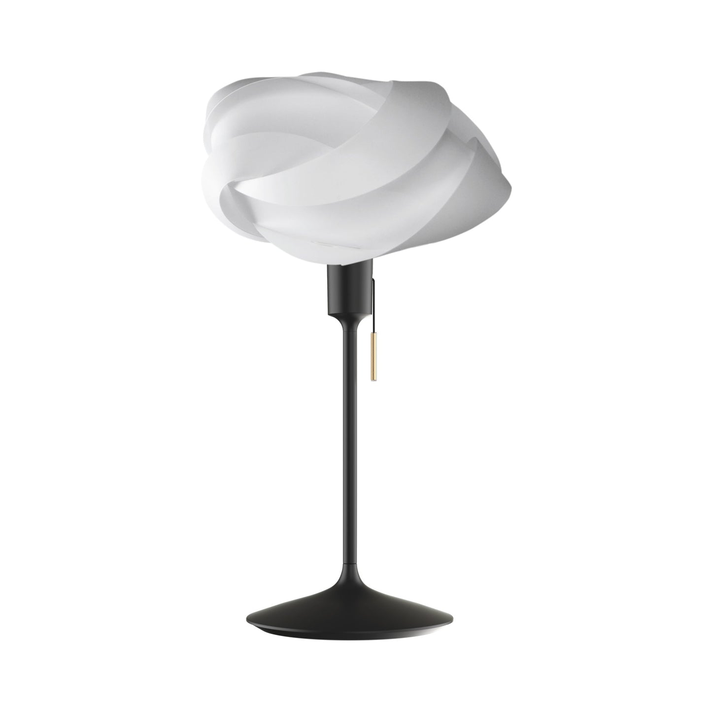 Ribbon Table Lamp in Black (24-Inch).