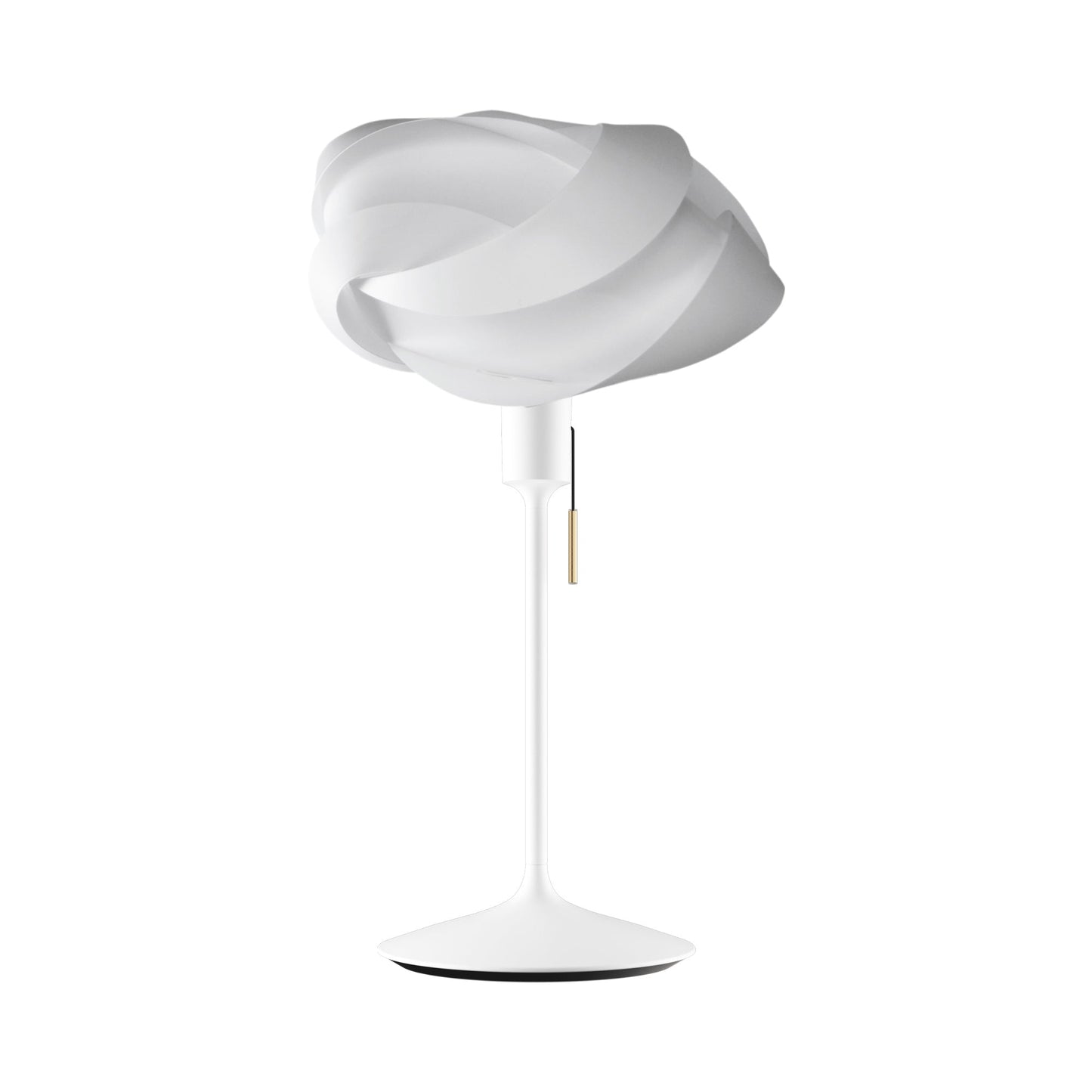 Ribbon Table Lamp in White (24-Inch).