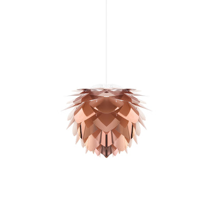 Silvia Pendant Light in Copper/White (12.6-Inch).
