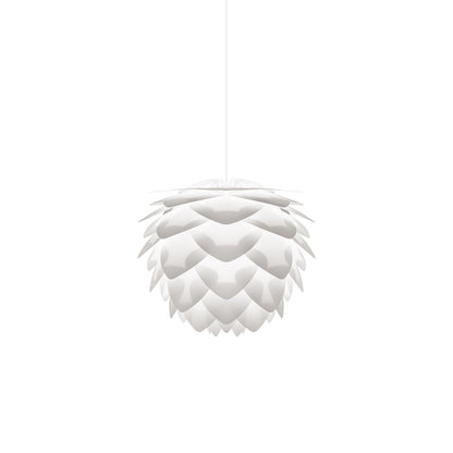 Silvia Pendant Light in White/White (12.6-Inch).