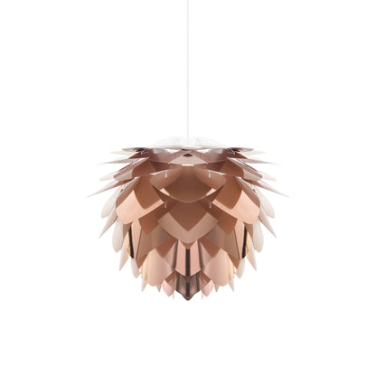Silvia Pendant Light in Copper/White (19.7-Inch).