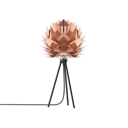 Silvia Tripod Table Lamp in Black/Copper (19-Inch).