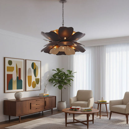 Botanic Panic Pendant Light in living room.