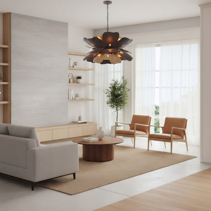 Botanic Panic Pendant Light in living room.