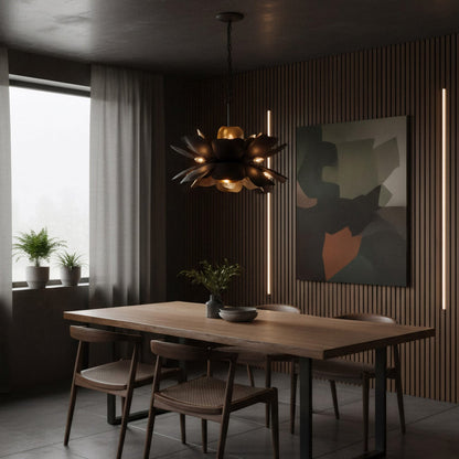 Botanic Panic Pendant Light in dining room.