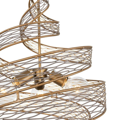 Flow Twist Pendant Light in Detail.