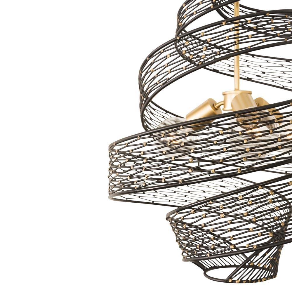 Flow Twist Pendant Light in Detail.