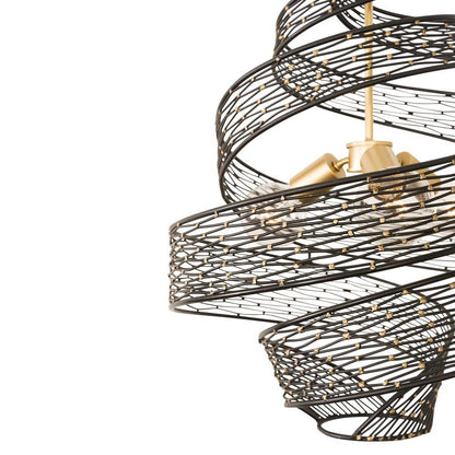 Flow Twist Pendant Light in Detail.