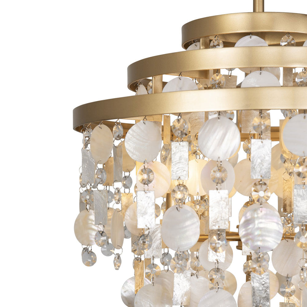 Kalani Chandelier in Detail.