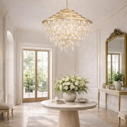 Kalani Chandelier in living room.