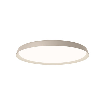 Bigger Flat LED Flush Mount Ceiling Light in Beige M1 (31.5-Inch).