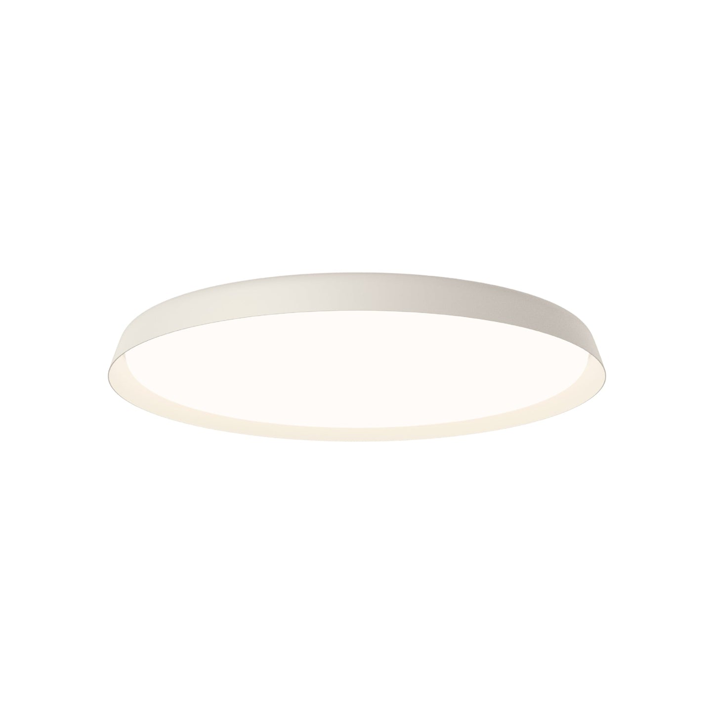 Bigger Flat LED Flush Mount Ceiling Light in Warm White (31.5-Inch).