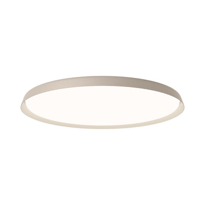 Bigger Flat LED Flush Mount Ceiling Light in Beige M1 (40.5-Inch).