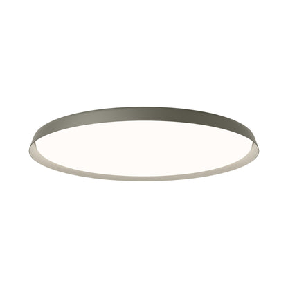 Bigger Flat LED Flush Mount Ceiling Light in Green (40.5-Inch).