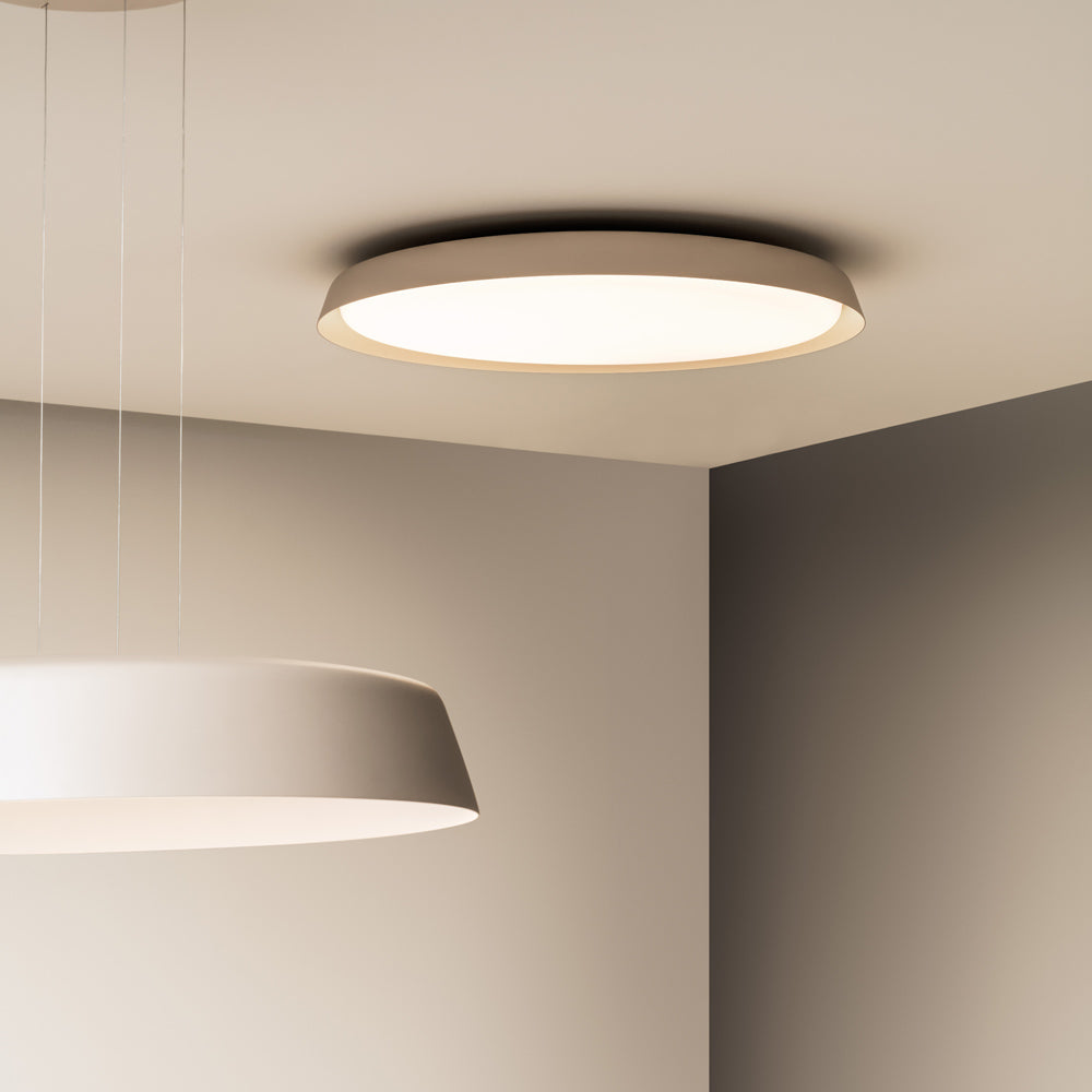 Bigger Flat LED Flush Mount Ceiling Light in Detail.