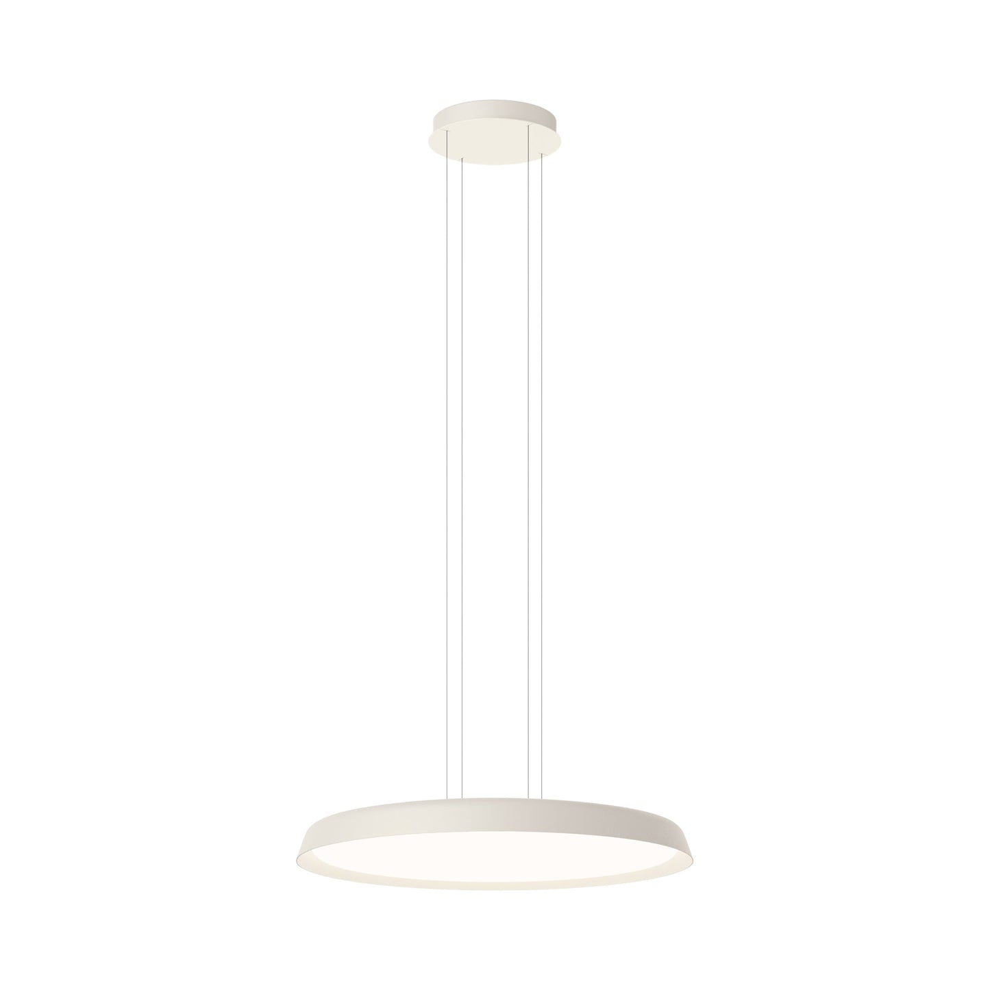 Bigger Flat LED Pendant Light in Warm White (31.5-Inch).