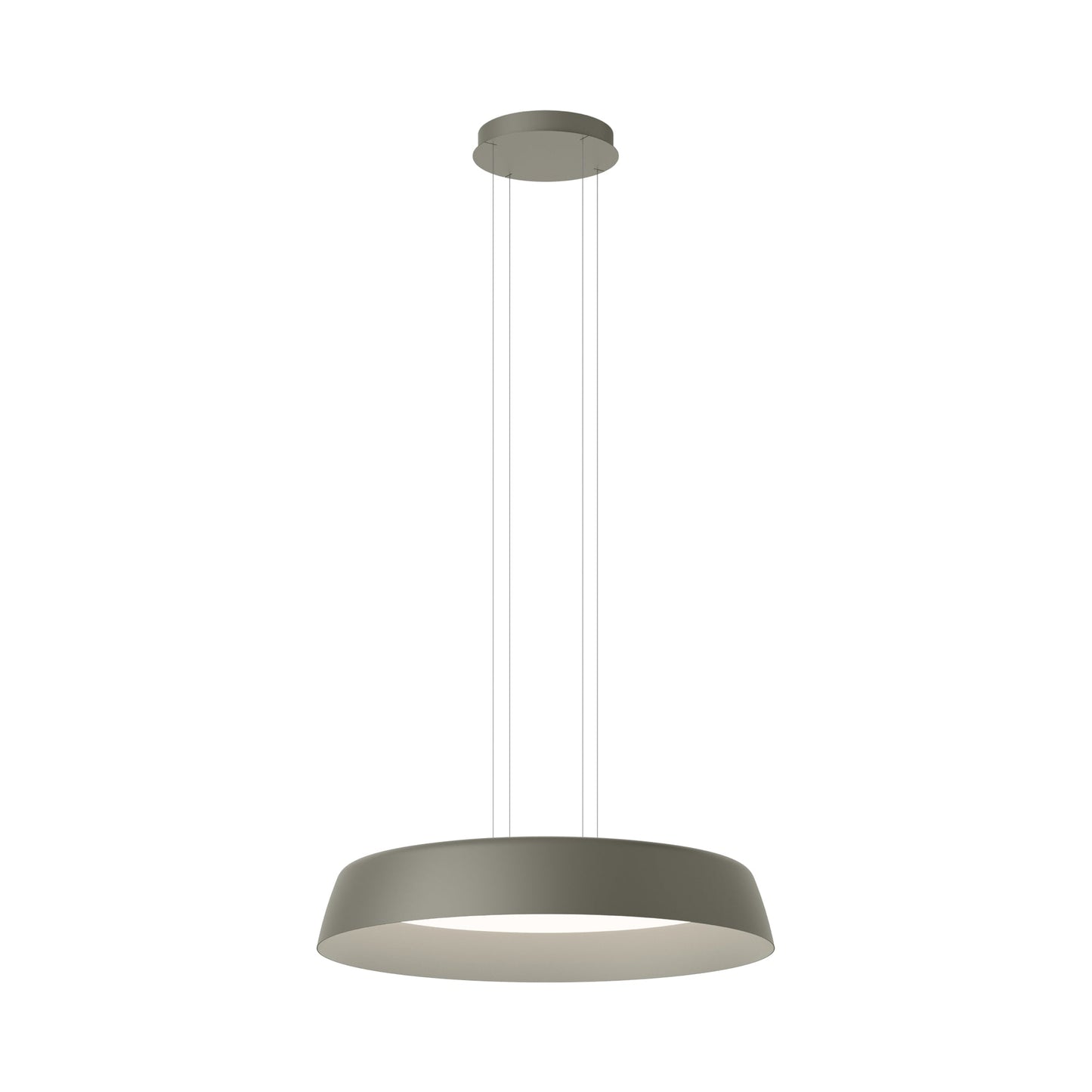 Bigger LED Pendant Light in Green (33-Inch).