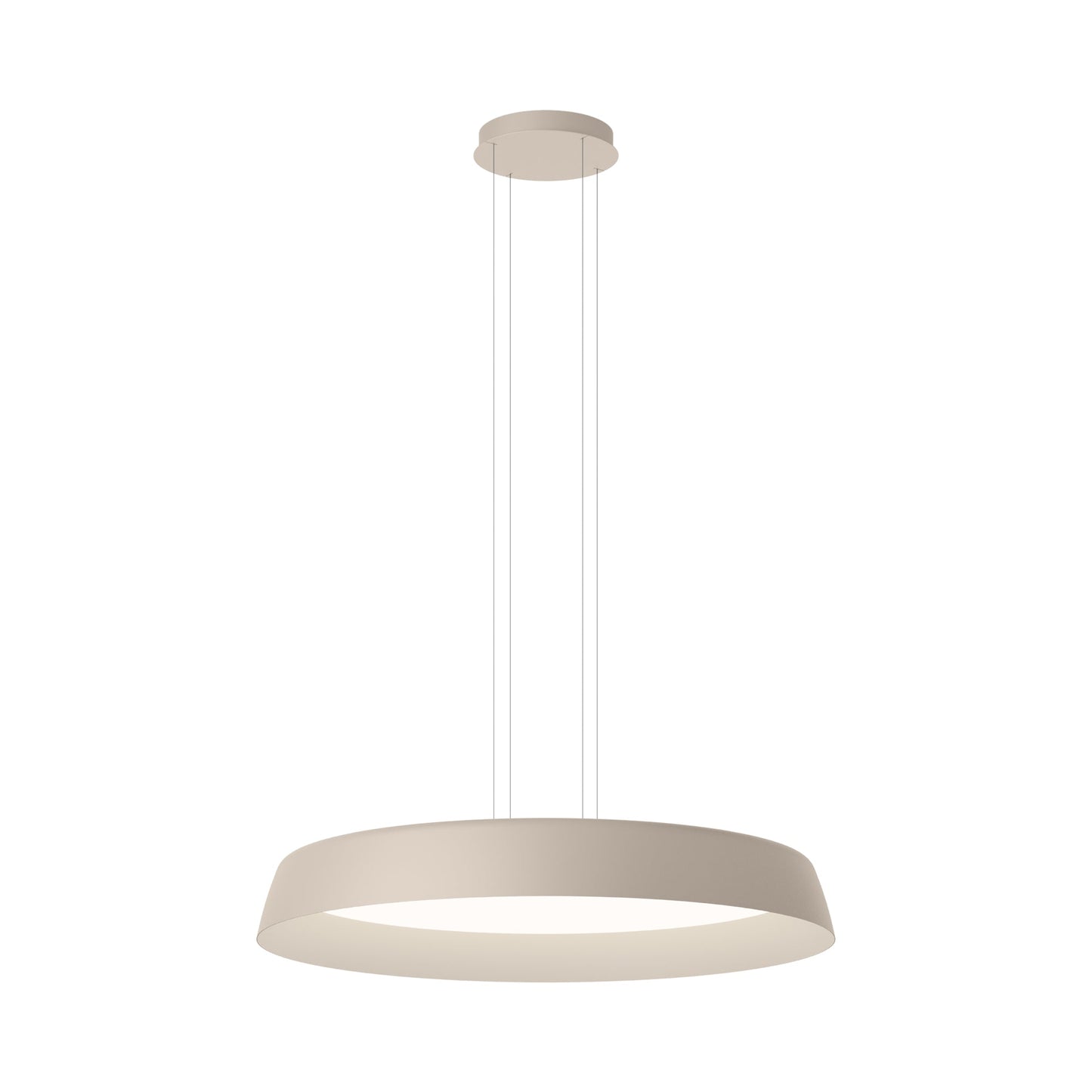 Bigger LED Pendant Light in Beige M1 (42.5-Inch).