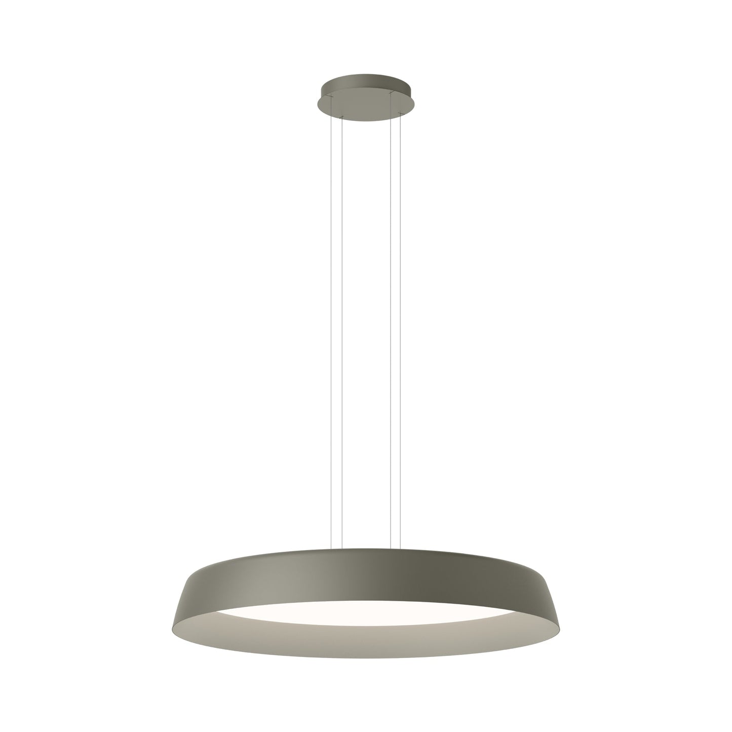 Bigger LED Pendant Light in Green (42.5-Inch).