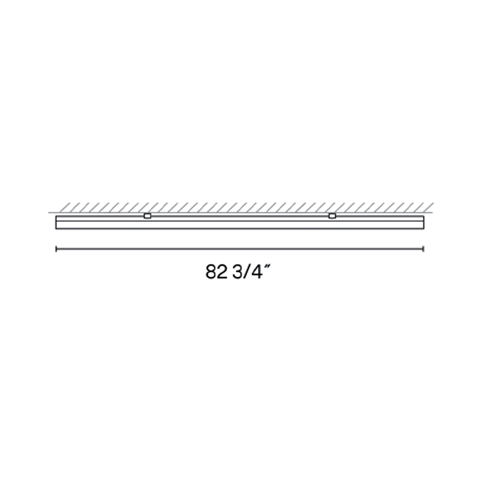 Bind Ceiling Track - line drawing.
