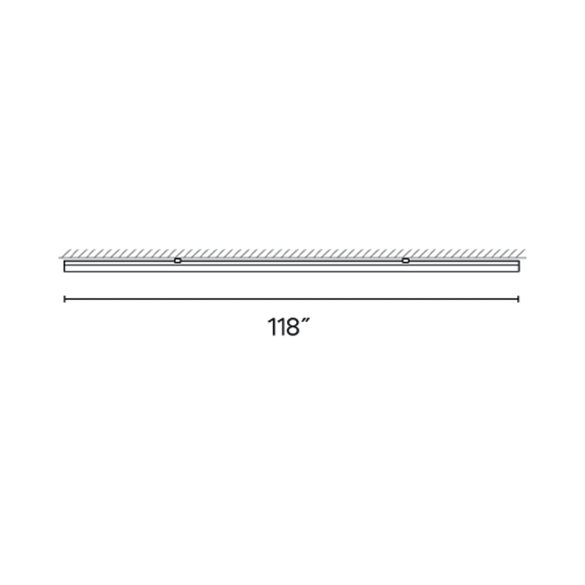 Bind Ceiling Track - line drawing.