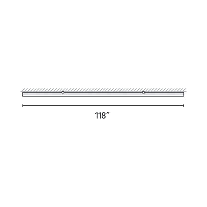 Bind Ceiling Track - line drawing.