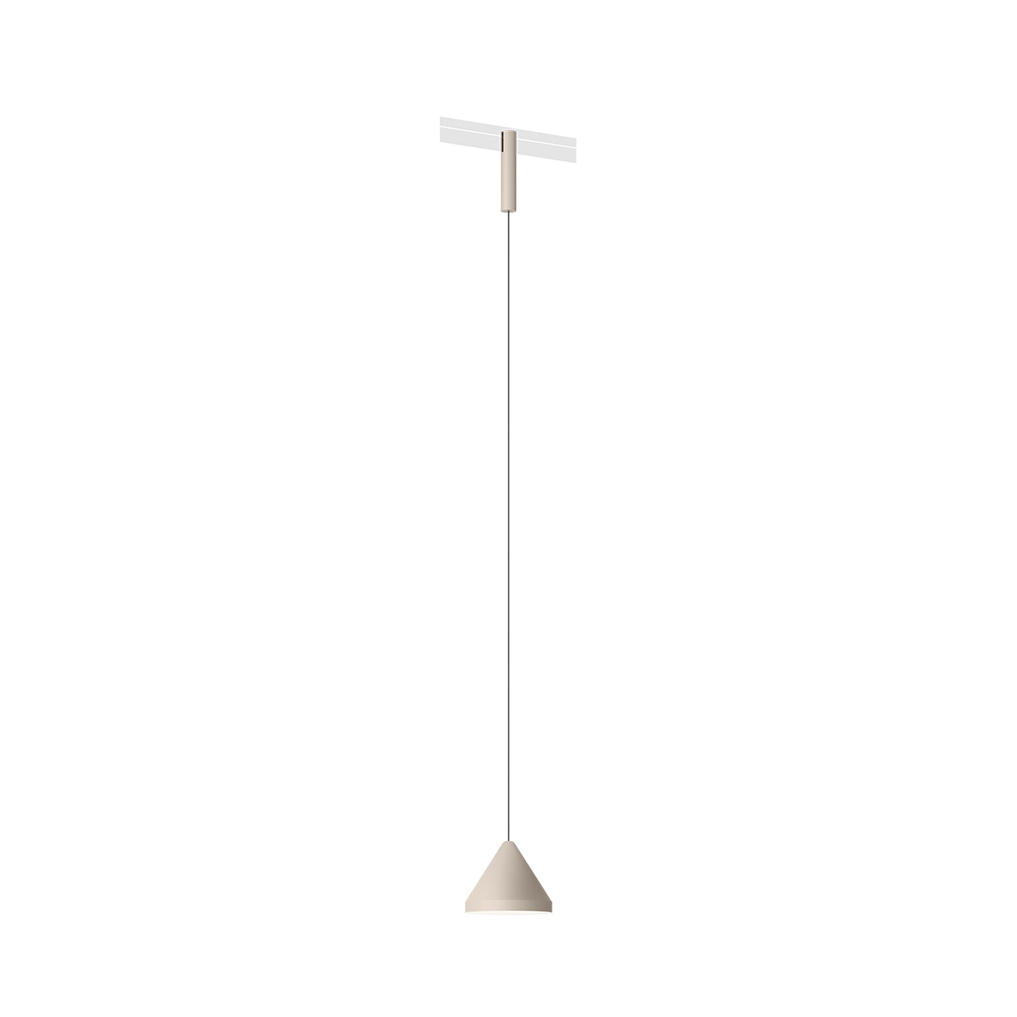 Bind LED North Track Pendant Light in Beige M1/Beige M1.