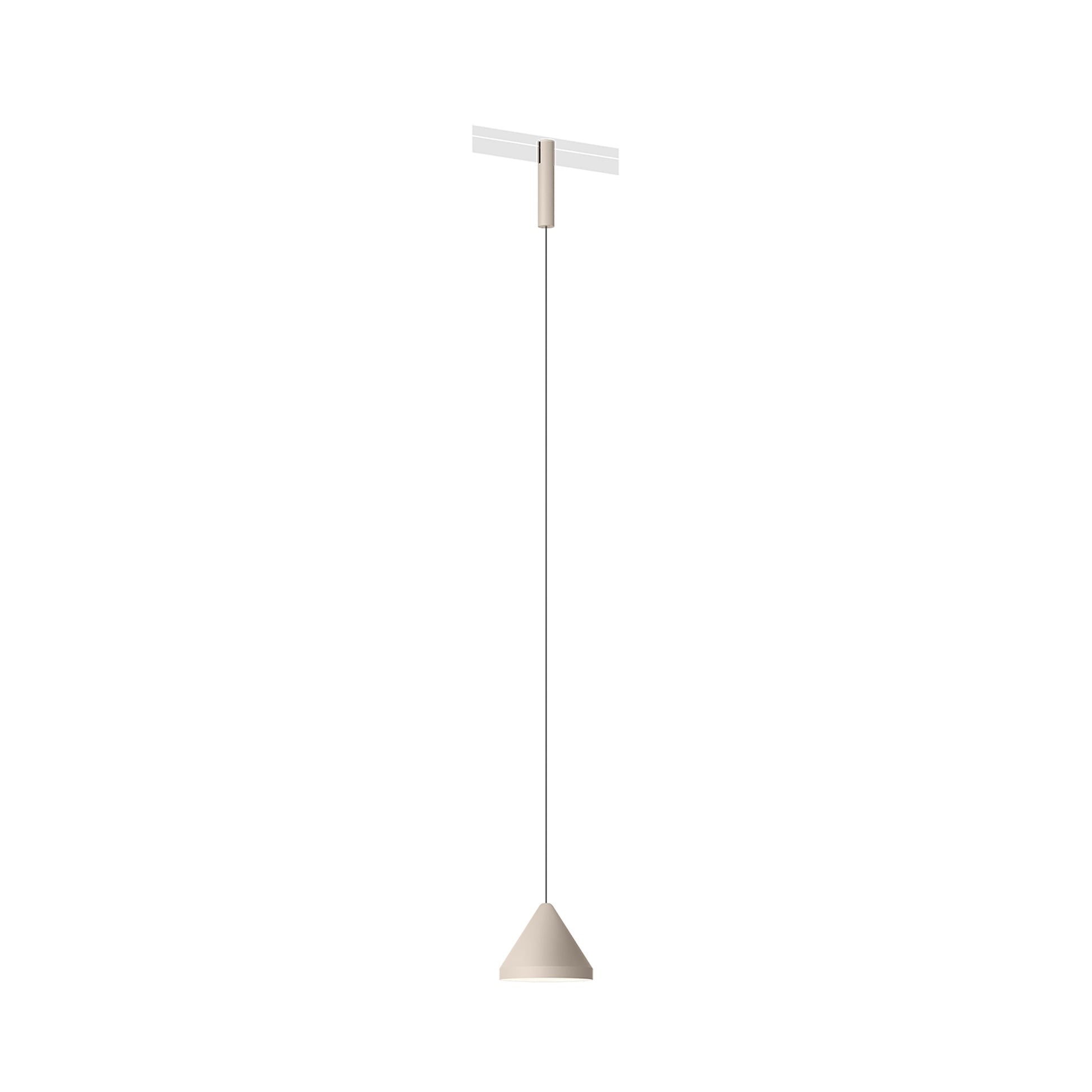 Bind LED North Track Pendant Light in Beige M1/Beige M1.