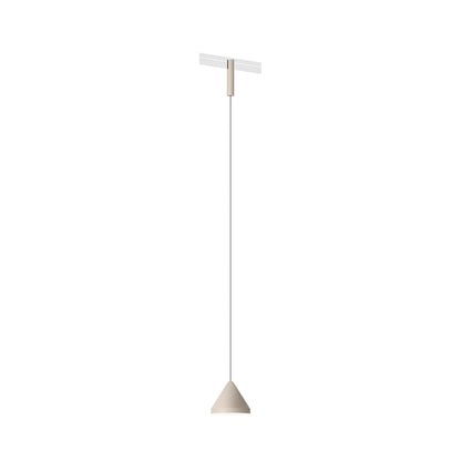 Bind LED North Track Pendant Light in Beige M1/Beige M1.