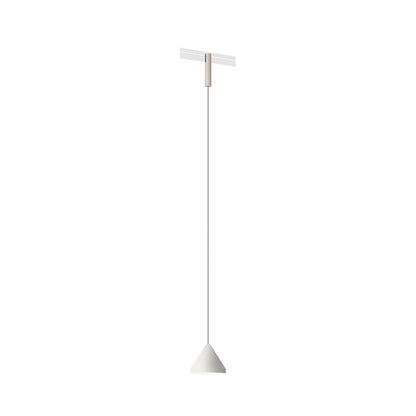 Bind LED North Track Pendant Light in Beige M1/White.
