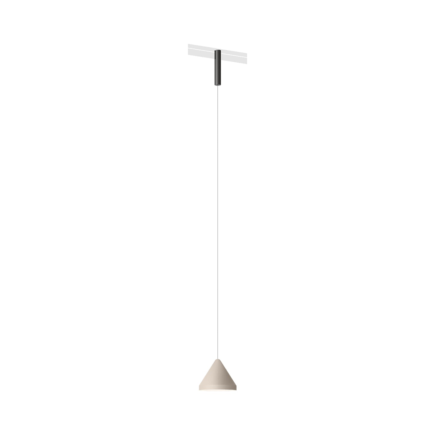 Bind LED North Track Pendant Light in Black/Beige M1.