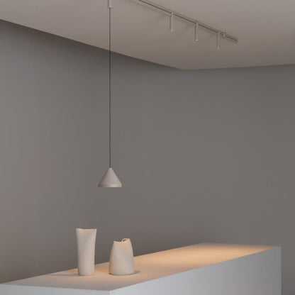 Bind LED North Track Pendant Light in living room.