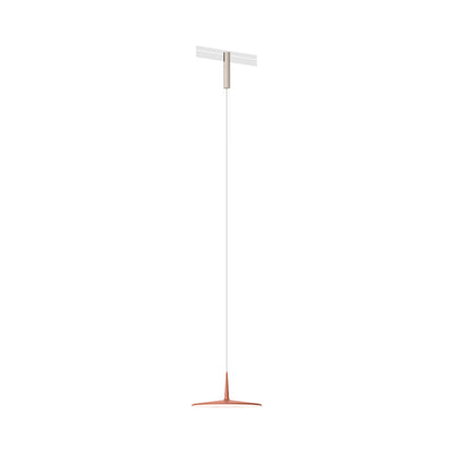 Bind LED Skan Track Pendant Light in Beige M1/Terra Red.