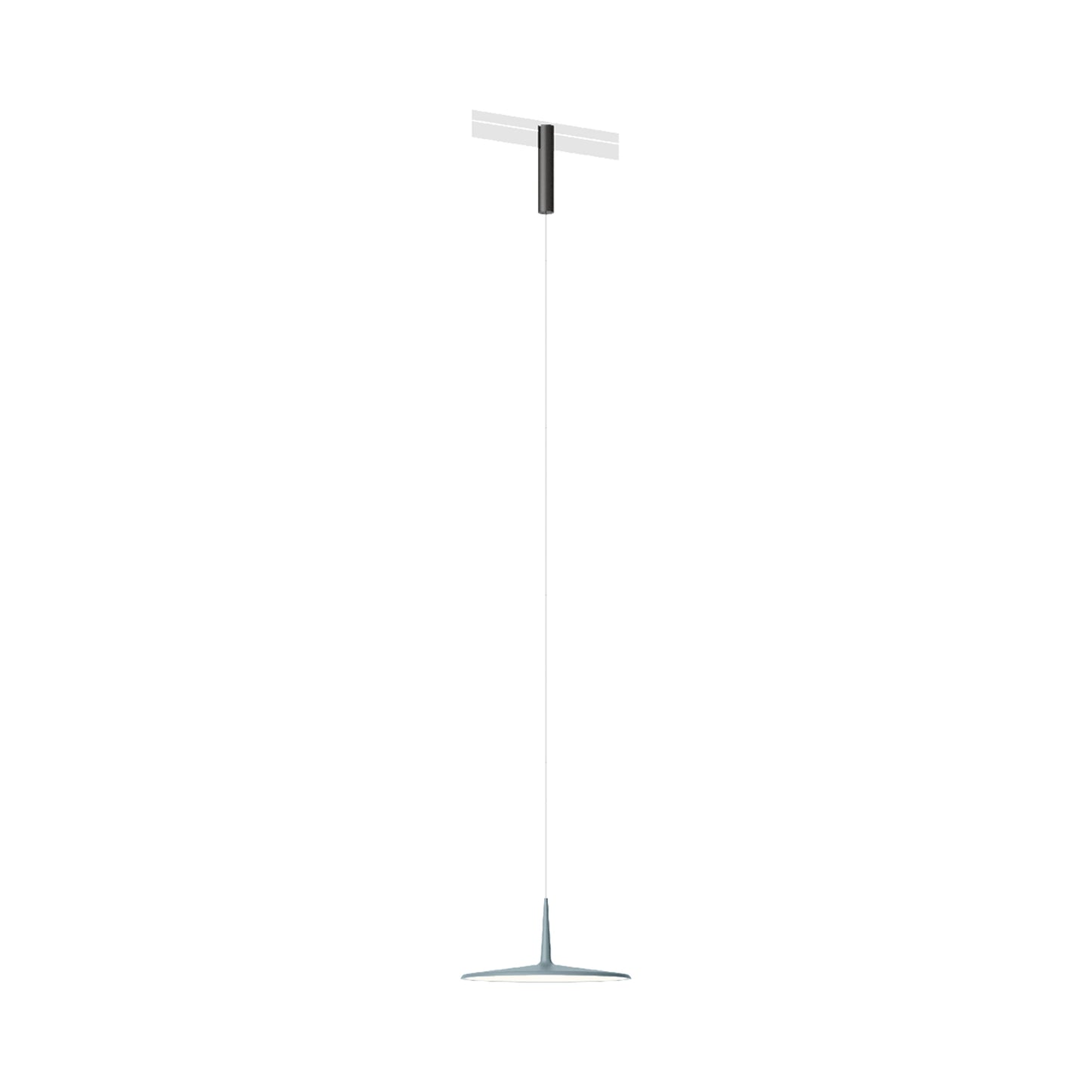 Bind LED Skan Track Pendant Light in Black/Blue M1.