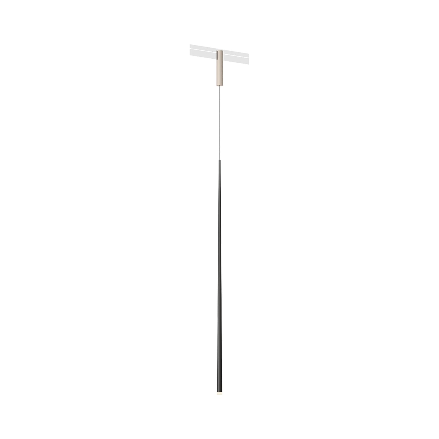 Bind LED Slim Track Pendant Light in Beige M1/Black.