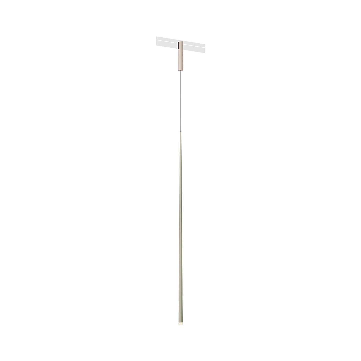 Bind LED Slim Track Pendant Light in Beige M1/Green L1.