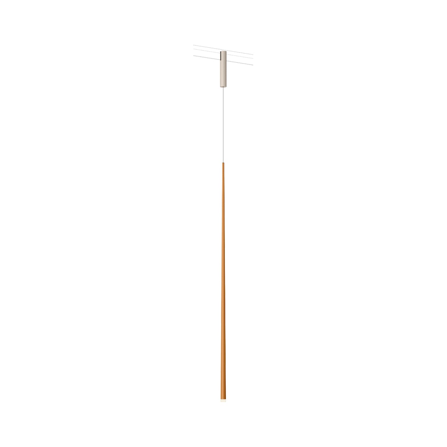 Bind LED Slim Track Pendant Light in Beige M1/Ocre.