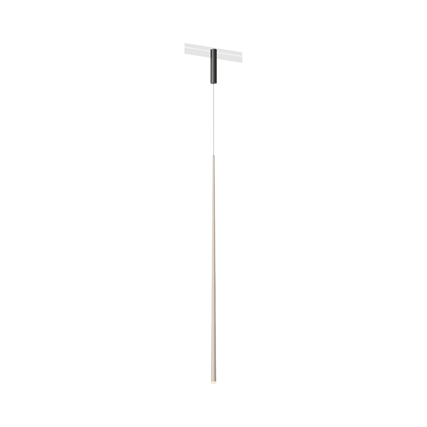 Bind LED Slim Track Pendant Light in Black/Beige M1.
