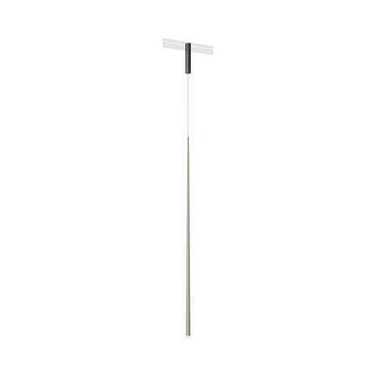 Bind LED Slim Track Pendant Light in Black/Green L1.