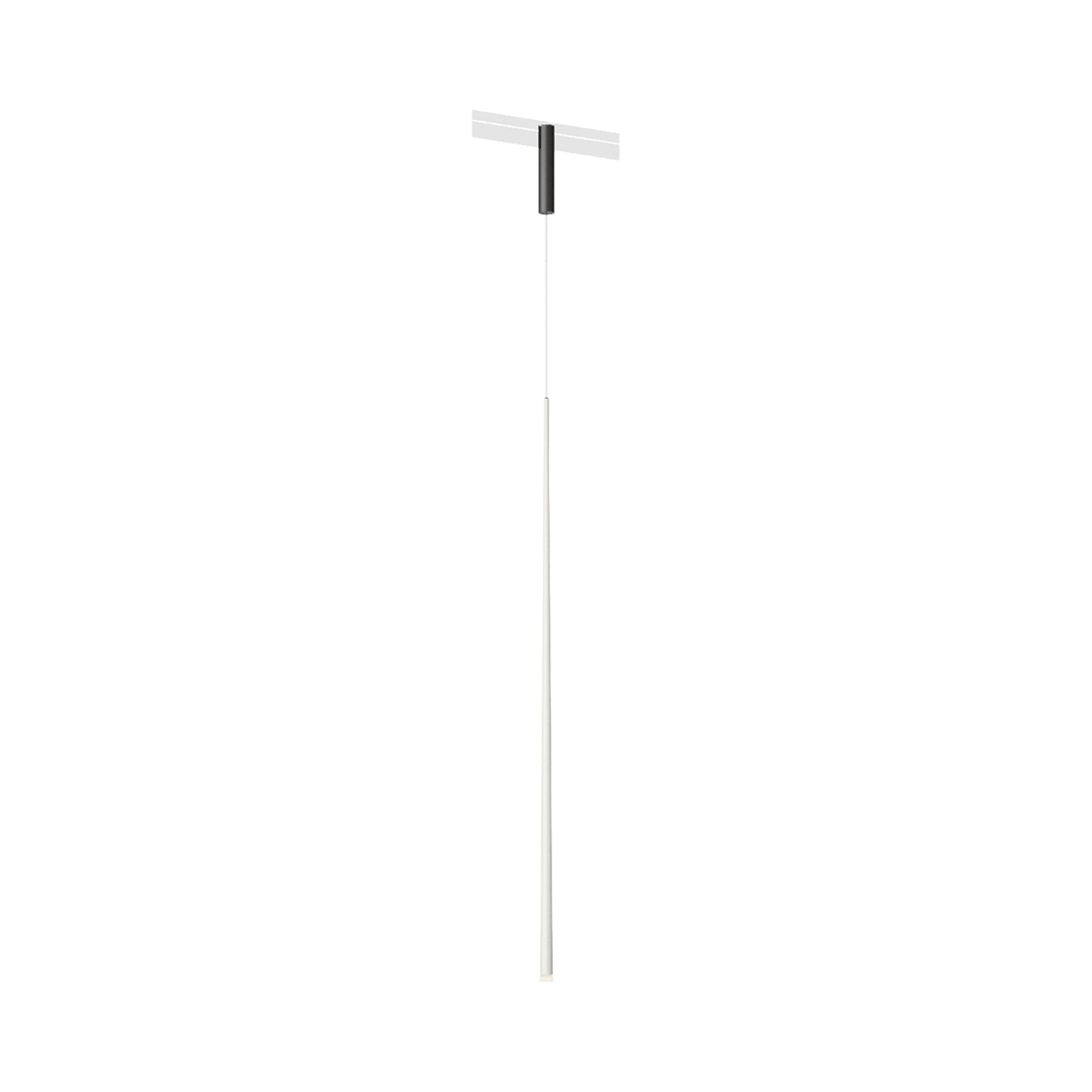Bind LED Slim Track Pendant Light in Black/White.