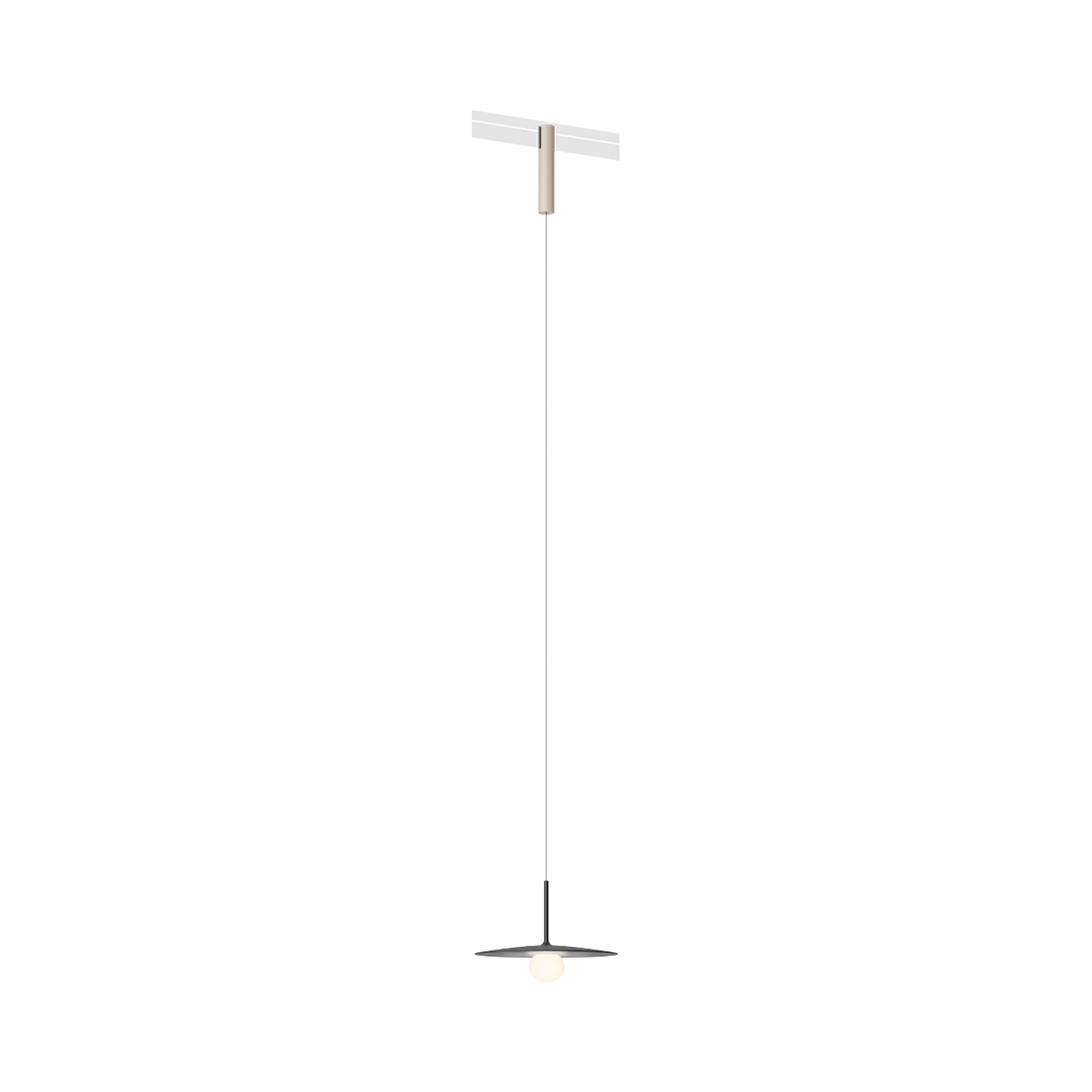 Bind LED Tempo Track Pendant Light in Beige M1/Black.