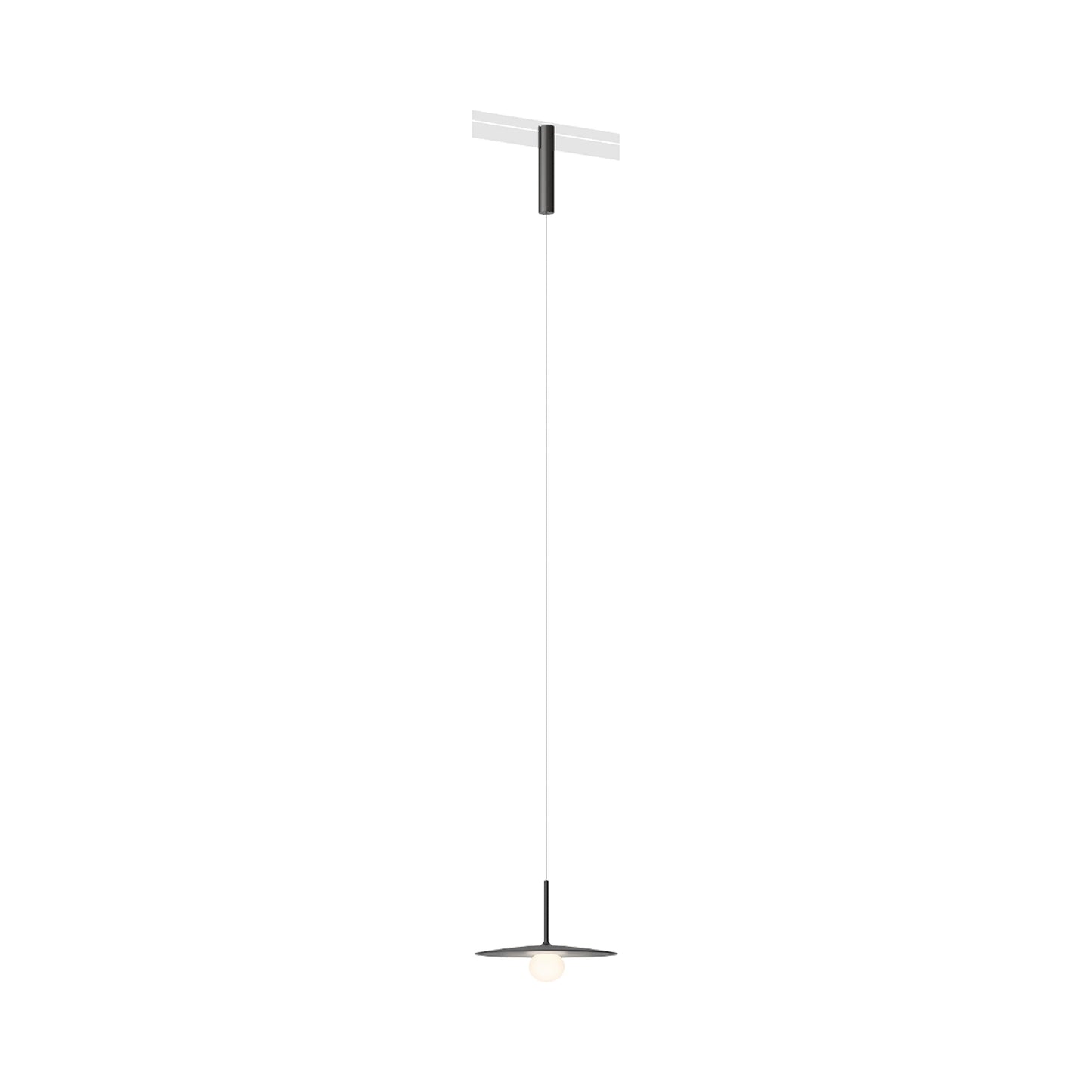 Bind LED Tempo Track Pendant Light in Black/Black.