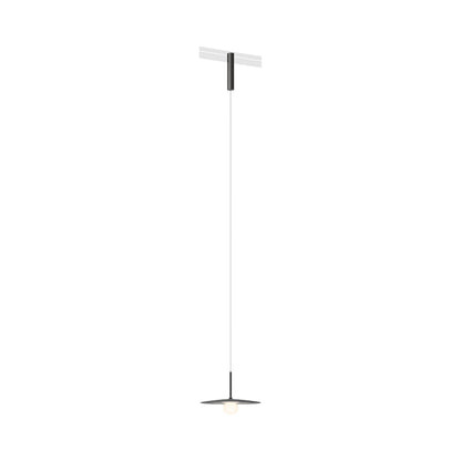 Bind LED Tempo Track Pendant Light in Black/Black.