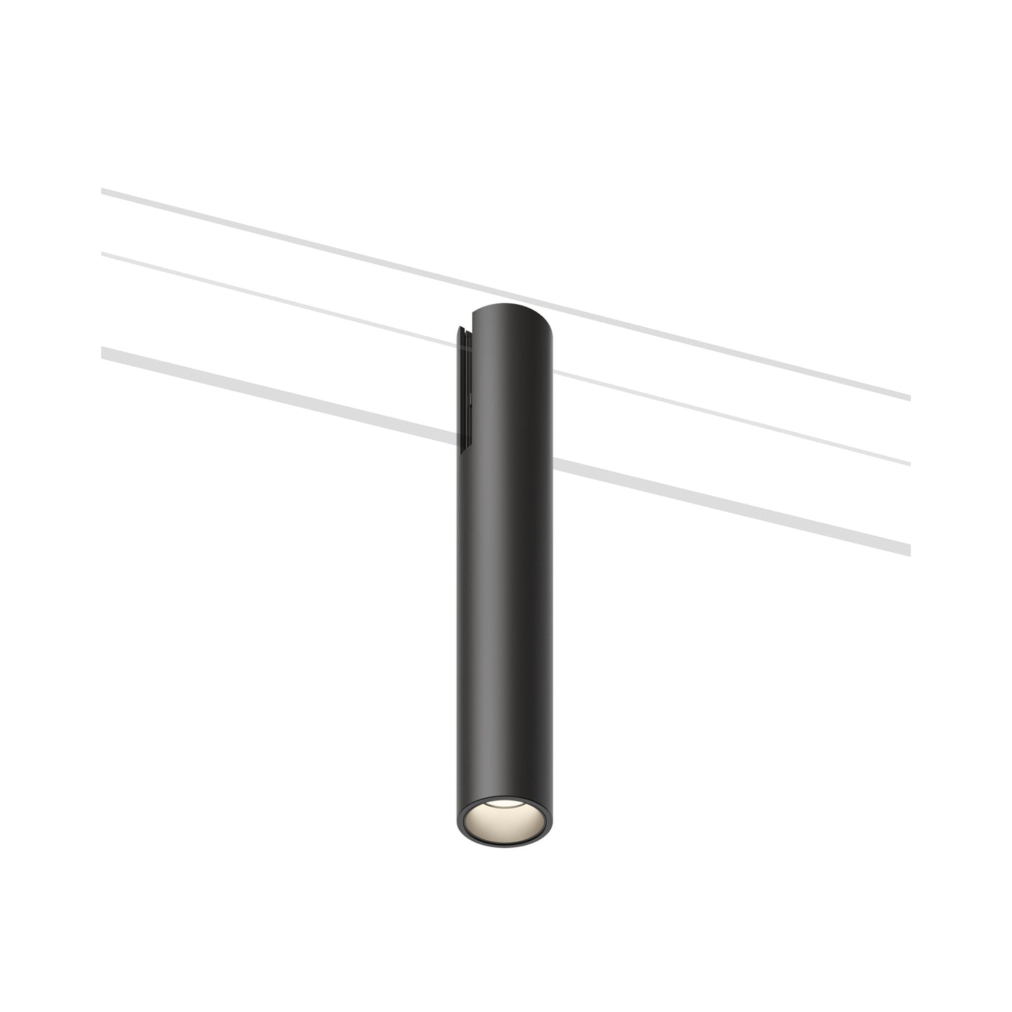 Bind LED Track Head in Black (6-Inch).